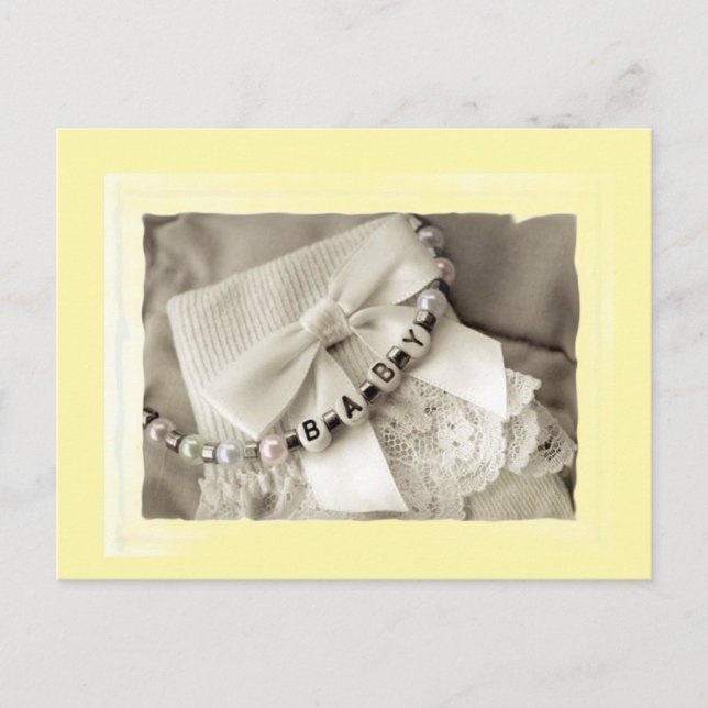Postal Elegant Baby merchandise (Anverso)