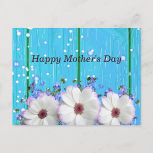 Postal Elegant,Floral,Blue,Baubles,Paper Lace