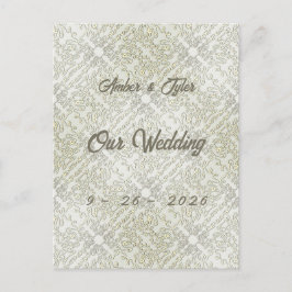 Postal Elegant Scribble Pattern