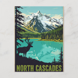 Postal Elegante acuarela de Washington DC