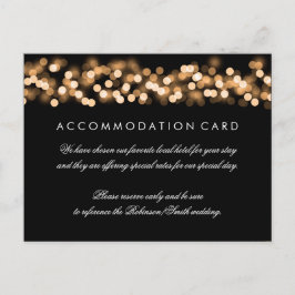 Postal Elegante Alojamiento Gold Hollywood Glam