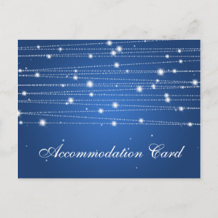 Postal Elegante Alojamiento Sparkling Lines Sapphire