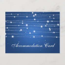 Postal Elegante Alojamiento Sparkling Lines Sapphire