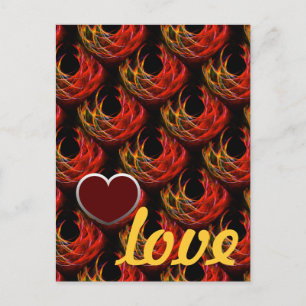 Postal Elegante Arte Abstracto Moderno Boho Patrón #503