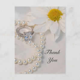 Postal Elegante Boda de Daisy Gracias