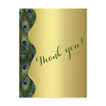 Elegante Boda de Peacock Gold Gracias