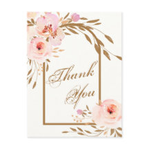 Elegante Boda floral rosa de Rubor. Gracias.