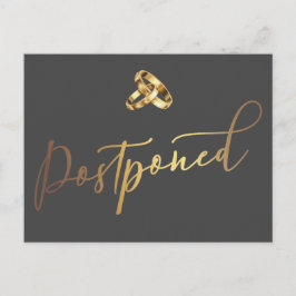 Postal Elegante Boda postpuesto simple