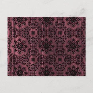 Postal Elegante campeón gótico grunge mandala mauve