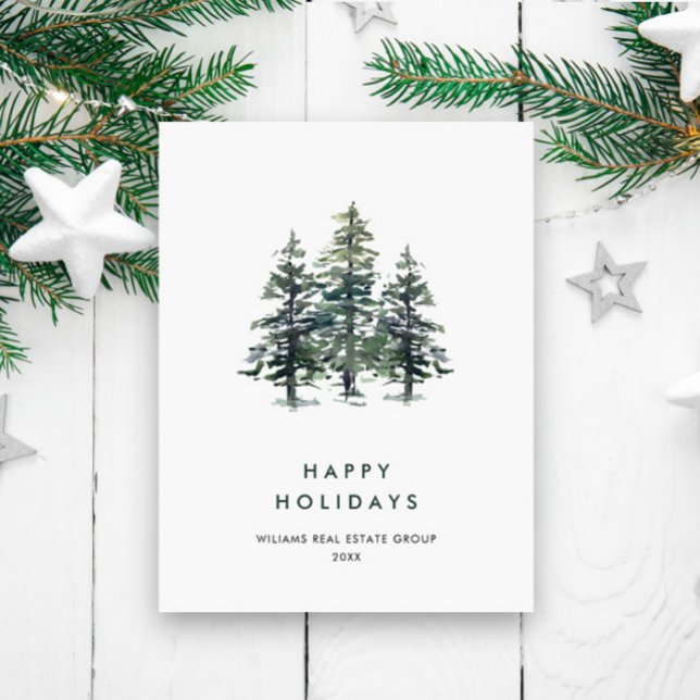 Postal Elegante Compañía de Navidades de Pino (Subido por el creador)
