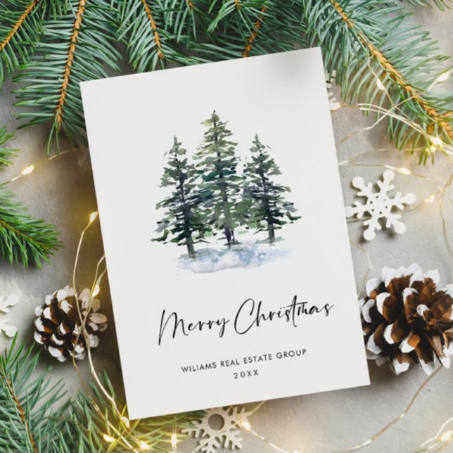 Postal Elegante Compañía de Navidades de Pino (Subido por el creador)