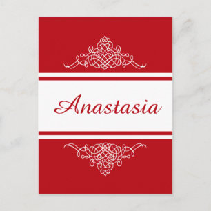 Postal Elegante diseño floral