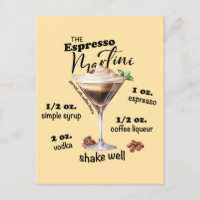 Elegante Espresso Martini Receta Cocktail Art
