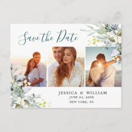 Postal Elegante Eucalipto 3 Boda FOTOGRÁFICA Guardar la f