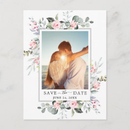 Postal Elegante Eucalyptus FOTO Wedding Save the Date