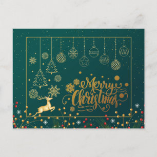 Postal Elegante Feliz Navidad, Feliz Navidad