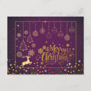 Postal Elegante Feliz Navidad, Feliz Navidad