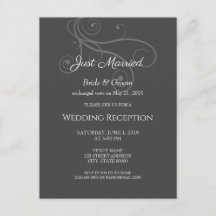 Elegante Flourishes Boda Recepción Eloped