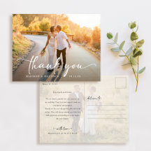 Elegante foto de boda gracias