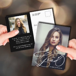 Postal Elegante Graduación de Fotografías Grad