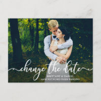 Elegante guión de caligrafía cambia la foto de fec