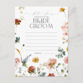 Postal Elegante Jardín Flores Acuarela Ideas de Fecha