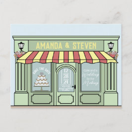 Postal Elegante, lindo, con el tema de café ahorra el dis