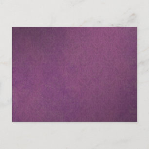 Postal Elegante Lujo Purple Vintage Grunge Damask
