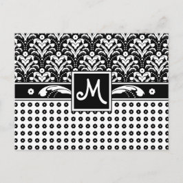 Postal Elegante Moda de Damasco Art Deco de una mujer de 