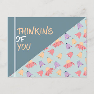 Postal Elegante Pensamiento De Ustedes Viernes Flores En 