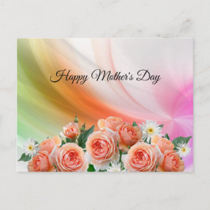 Postal Elegante,Resumen,Coloridas Líneas,Rosas