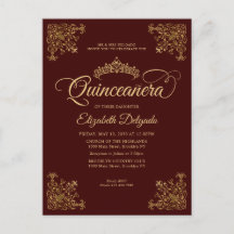 Elegante Tiara Quinceanera