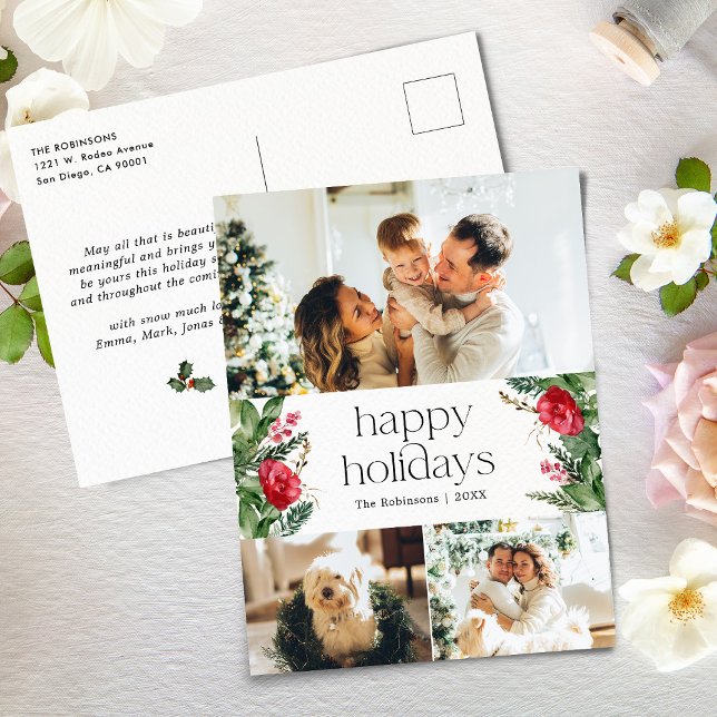 Postal Elegante vegetación florística botánica 3 vacacion (Subido por el creador)