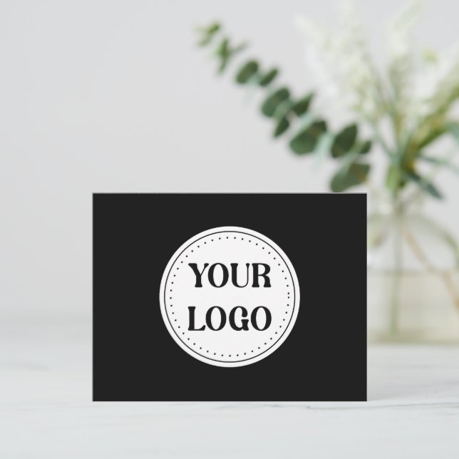 Postal Elegante y de diseño (Anverso de pie)