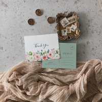 Elegante y delicado floral de otoño, gracias