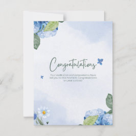 Postal Elegantes felicitaciones florales