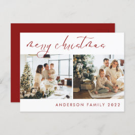 Postal Elegantes Navidades de guiones saludando | Postale