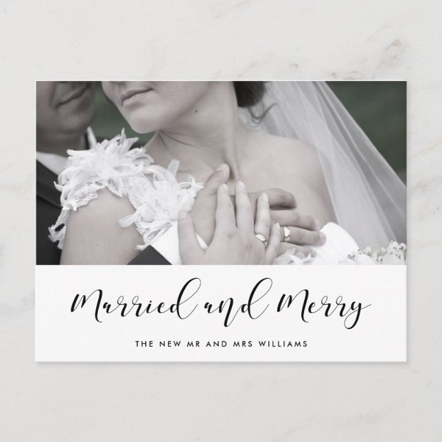 Postal Elegantes Navidades de parejas casadas y moras (Anverso)