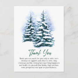 Postal Elegantes Navidades Gracias Corporativo