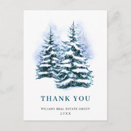 Postal Elegantes Navidades Gracias Corporativo