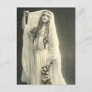 Postal Elegantes regalos de fotografía de novias