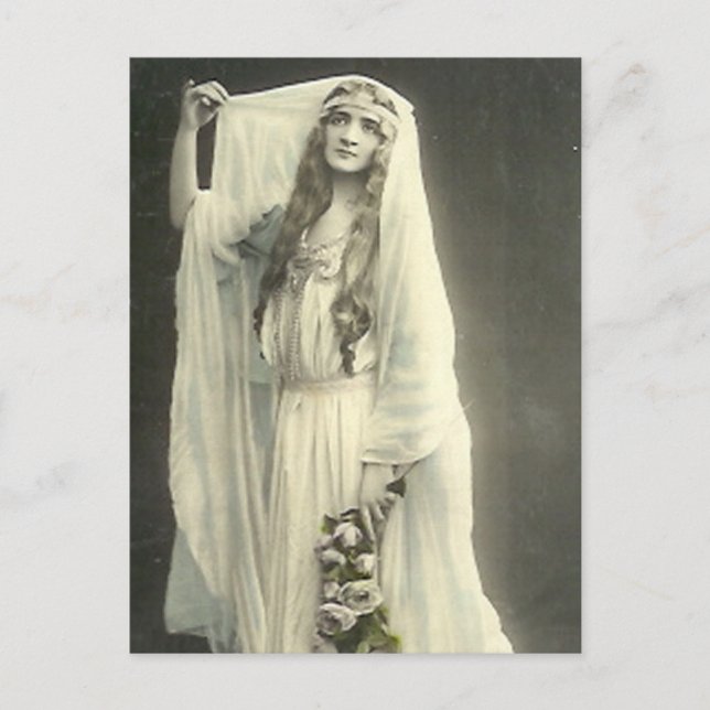 Postal Elegantes regalos de fotografía de novias (Anverso)