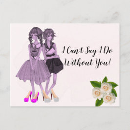 Postal Elegantes Rosas Blancas Serán Mi Puesto De Noviari