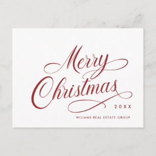 Postal Elegantes vacaciones de Navidades corporativos Min
