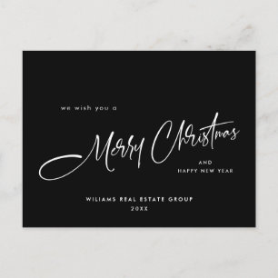 Postal Elegantes vacaciones de Navidades corporativos Min