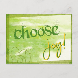 Postal Elegir alegría