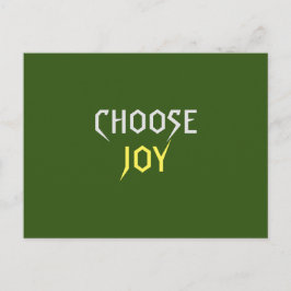 Postal Elegir alegría