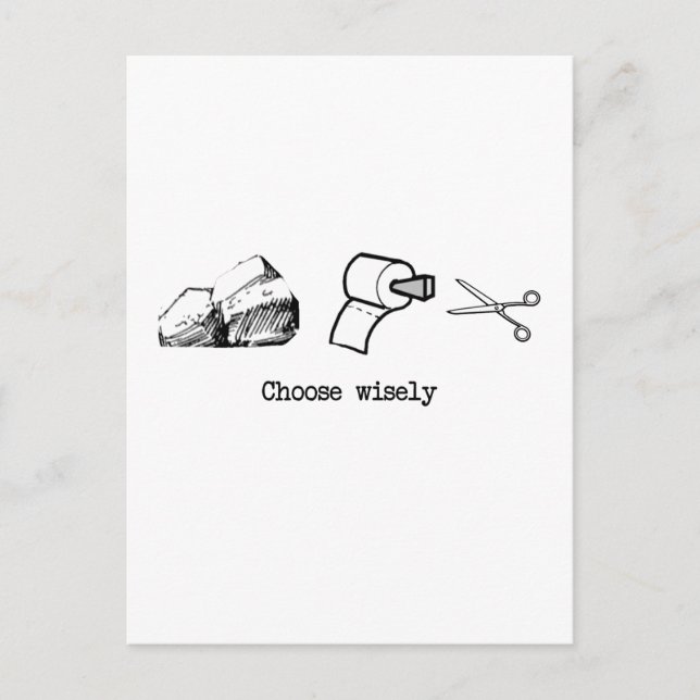 Postal Elegir sabiamente (Anverso)