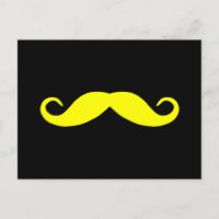 Elegir un bigote de color en negro