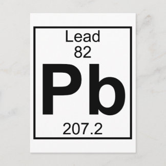 Postal Elemento 082 - Pb - Plomo (Completo)
